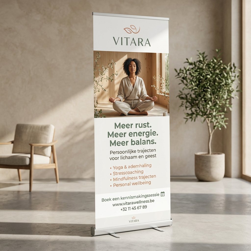 Roll-up banner voorbeeld