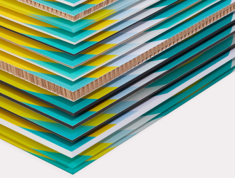 Plaatmaterialen bedrukken